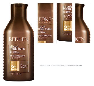 Vyživujúci šampón pre suché vlnité a kučeravé vlasy Redken All Soft Mega Curls - 300 ml (E3996500) + darček zadarmo 1