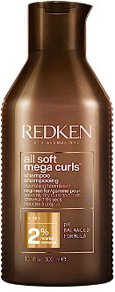 Vyživujúci šampón pre suché vlnité a kučeravé vlasy Redken All Soft Mega Curls - 300 ml (E3996500) + darček zadarmo