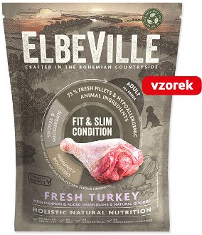 VZORKA Elbeville Adult All Breeds Fresh Turkey Fit & Slim Condition 100 g
