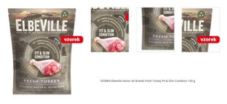 VZORKA Elbeville Senior All Breeds Fresh Turkey Fit & Slim Condition 100 g 1