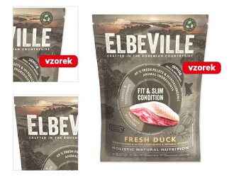VZORKA Elbeville Senior Mini Breeds Fresh Duck Fit & Slim Condition 100 g 4