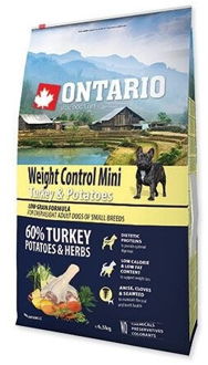 VZORKA Ontario dog mini weight control morka a zemiaky 0,1 kg