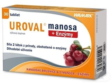 WALMARK UROVAL manosa + Enzýmy