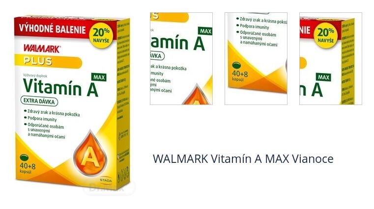 WALMARK Vitamín A MAX Vianoce 1