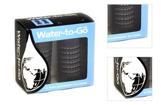 Water To Go  Náhradny filter na fľašu Water To Go čierna Doplnky 3