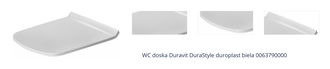 WC doska Duravit DuraStyle duroplast biela 0063790000 1