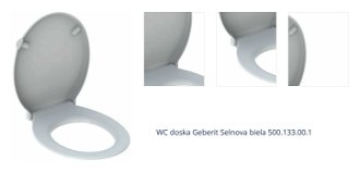 WC doska Geberit Selnova biela 500.133.00.1 1