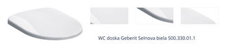 WC doska Geberit Selnova biela 500.330.01.1 1