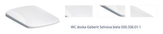 WC doska Geberit Selnova biela 500.336.01.1 1