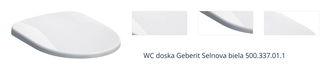 WC doska Geberit Selnova biela 500.337.01.1 1