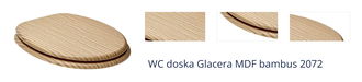 WC doska Glacera MDF bambus 2072 1