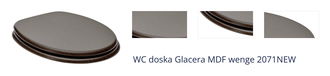 WC doska Glacera MDF wenge 2071NEW 1