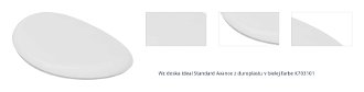 Wc doska Ideal Standard Avance z duroplastu v bielej farbe K703101 1