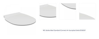 WC doska Ideal Standard Connect Air duroplast biela E036501 1