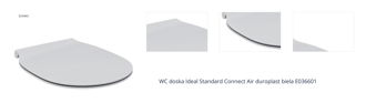 WC doska Ideal Standard Connect Air duroplast biela E036601 1