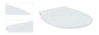 WC doska Ideal Standard Connect Air duroplast biela E036701 4