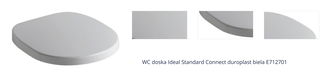 WC doska Ideal Standard Connect duroplast biela E712701 1