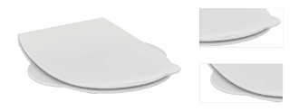 Wc doska Ideal Standard Contour 21 z duroplastu v bielej farbe S453301 3