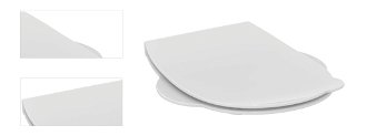 Wc doska Ideal Standard Contour 21 z duroplastu v bielej farbe S453301 4