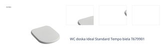 WC doska Ideal Standard Tempo biela T679901 1