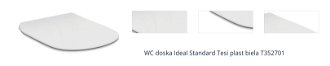 WC doska Ideal Standard Tesi plast biela T352701 1