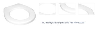 WC doska Jika Baby plast biela H8970373000001 1