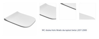 WC sedadlo Softclose Kolo Modo Duroplast biele L30112000 1