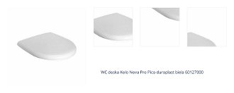 WC doska Kolo Nova Pro Pico duroplast biela 60127000 1