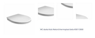 WC sedátko Kolo Rekord termoplast biele K90113000 1