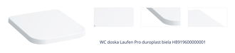 WC doska Laufen Pro duroplast biela H8919600000001 1