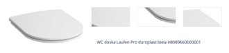 WC doska Laufen Pro duroplast biela H8989660000001 1