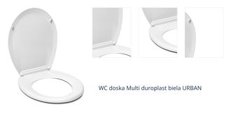 WC doska Multi duroplast biela URBAN 1