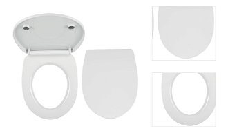Wc doska Novaservis plast biela WC/SOFTNEW 3