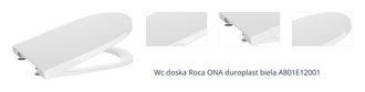 Wc doska Roca ONA duroplast biela A801E12001 1