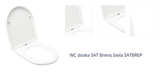 WC doska SAT Brevis biela SATBREP 1