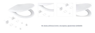 Wc doska softclose Grohe  z duroplastu alpská biela 42466000 1