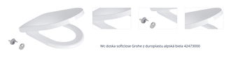 Wc doska softclose Grohe  z duroplastu alpská biela 42473000 1