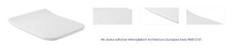 Wc doska softclose Villeroy&Boch Architectura Duroplast biela 9M81S101 1