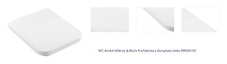 WC doska Villeroy & Boch Architectura duroplast biela 9M606101 1