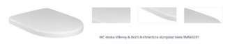 WC doska Villeroy & Boch Architectura duroplast biela 9M66S201 1