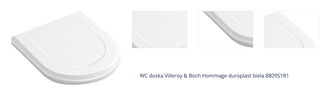 WC doska Villeroy & Boch Hommage duroplast biela 8809S1R1 1