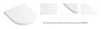 WC doska Villeroy & Boch O.Novo duroplast biela 9M38S101 1