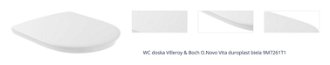 WC doska Villeroy & Boch O.Novo Vita duroplast biela 9M7261T1 1