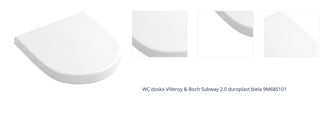 WC doska Villeroy & Boch Subway 2.0 duroplast biela 9M68S101 1