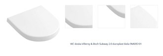 WC doska Villeroy & Boch Subway 2.0 duroplast biela 9M69S101 1