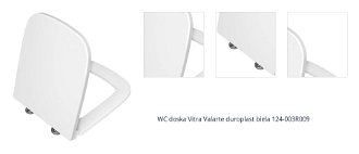 WC doska Vitra Valarte duroplast biela 124-003R009 1