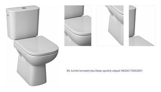 Wc kombi komplet Jika Deep spodný odpad H8266170002801 1