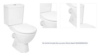 Wc kombi komplet Jika Lyra plus šikmý odpad H8263840002423 1