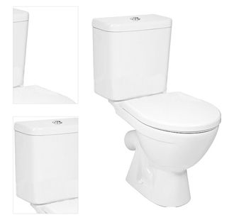 Wc kombi komplet Jika Lyra plus šikmý odpad H8263840002423 4