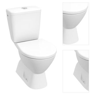 Wc kombi komplet stojaci Jika Lyra Plus biela spodný odpad H8257270002423 3